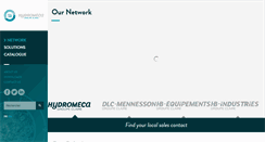 Desktop Screenshot of hydromeca.eu